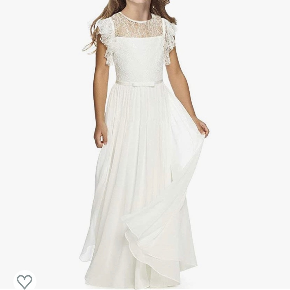 White lacey dress